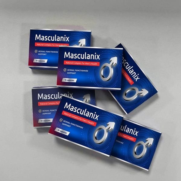 Scatole blu di Masculanix da 10 capsule
