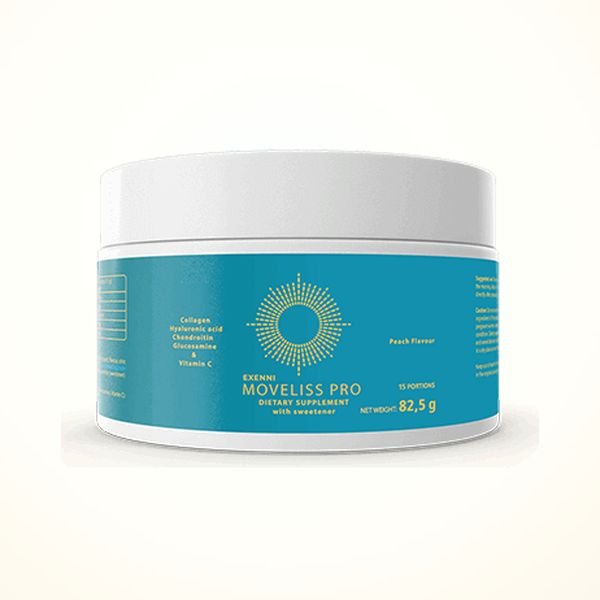 Barattolo verde acqua di Moveliss Pro da 82,5 g