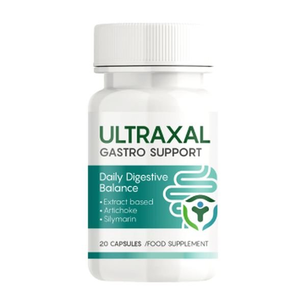Flacone bianco di Ultraxal Gastro Support da 20 capsule